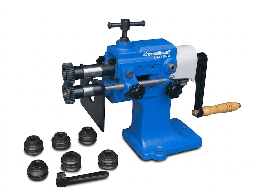 Bordatrice manuale per lamiera max 0,8mm SBM 110-08