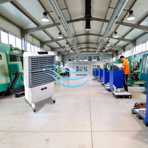 Raffrescatore d'aria evaporativo industriale BRIOTRON 8000