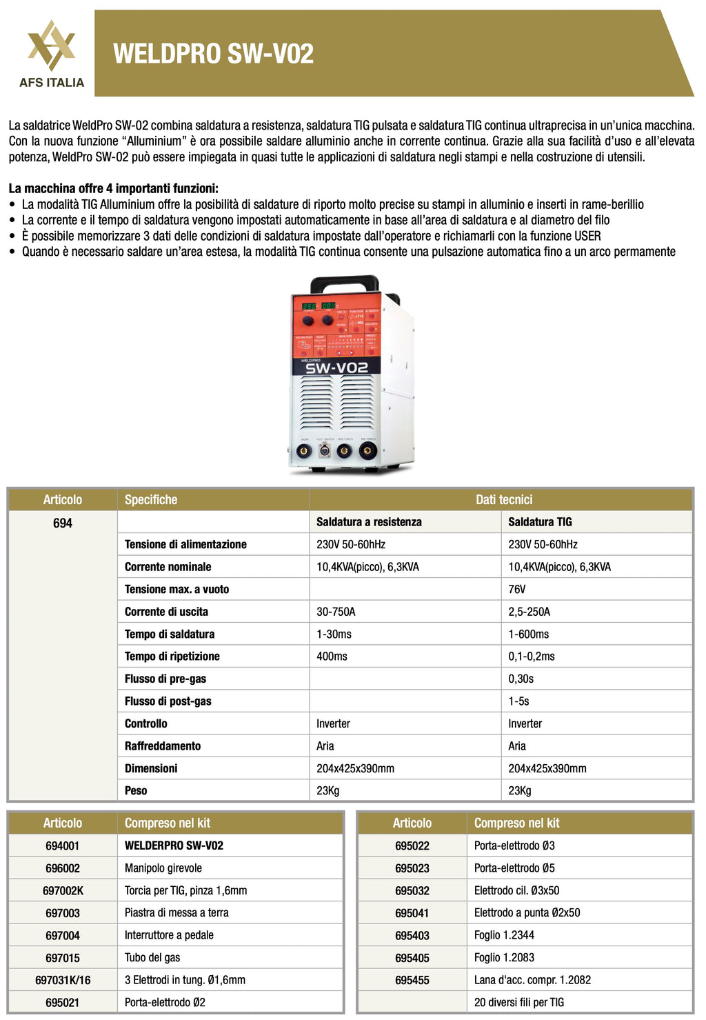 WeldPro SW-V02